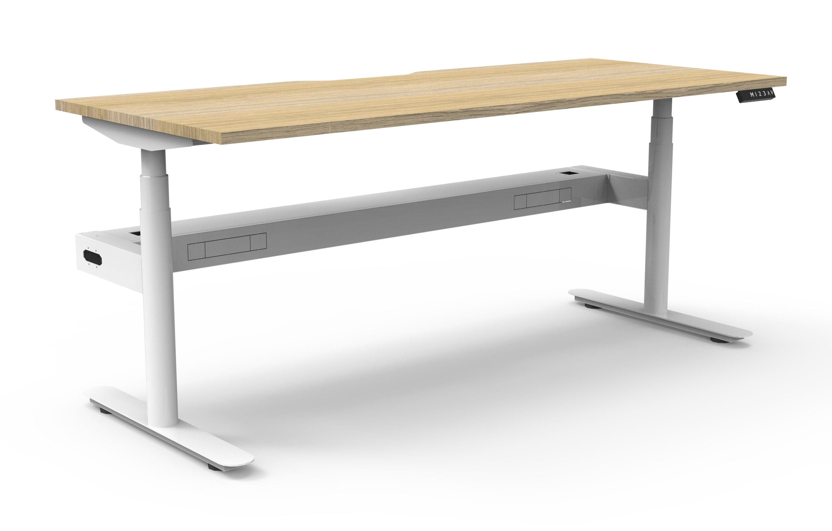 Halo+ Height Adjustable Straight Desk Range